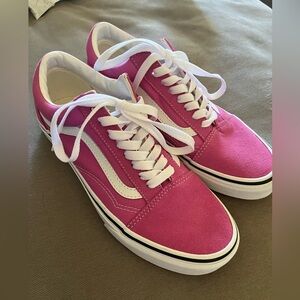 Pink old skool Vans 💕 worn once
